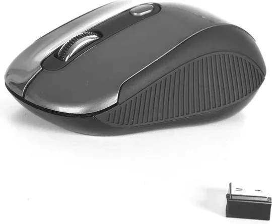 Raton inalambrico ngs haze - 2.4ghz - optico - 800 -  1600dpi - 3 botones - nano receptor USB