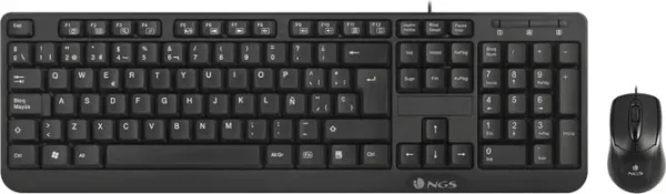 Teclado + Raton Wired Cocoa Kit Ngs