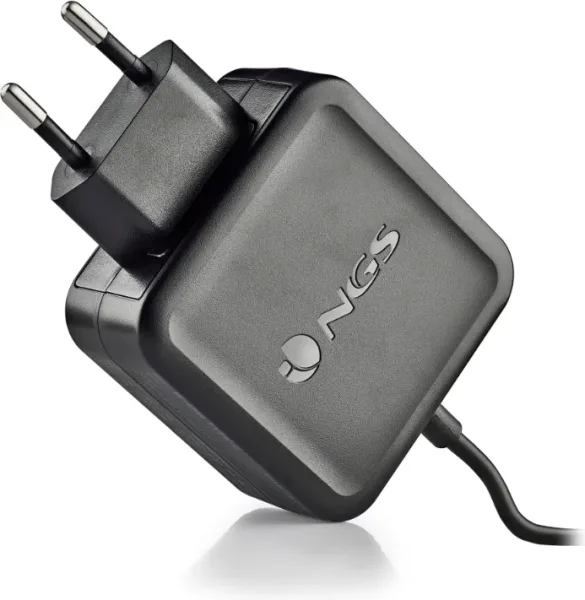 Cargador de Portátil NGS W-45W USB Tipo-C/ 45W/ Automático/ Voltaje 5-20V