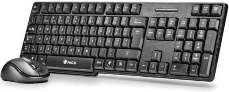 Teclado y Ratón Inalámbricos NGS Euphoria KIT/ Portugués