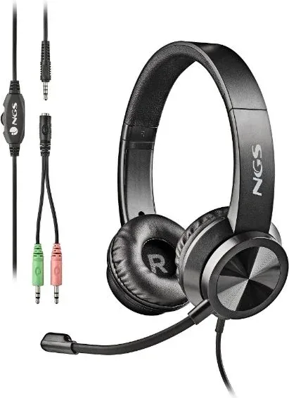 Auriculares NGS MSX 11 Pro/ con Micrófono/ Jack 3.5/ Negros