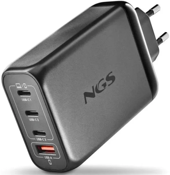 Ngs Cargador Ultrarapido240W 4 Puertos 3Usb-C 1 Us