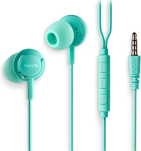Auriculares Intrauditivos NGS Cross Drift/ con Micrófono/ Jack 3.5/ Verdes