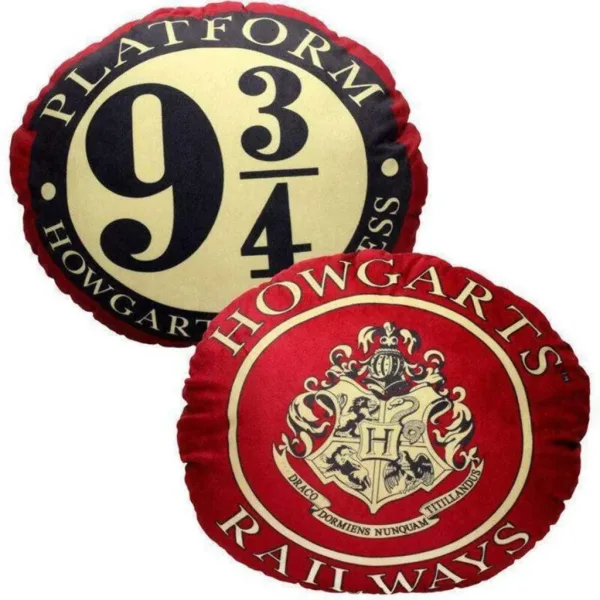 Cojin redondo SD toys harry potter plataforma anden 9 3 - 4 envasado vacio