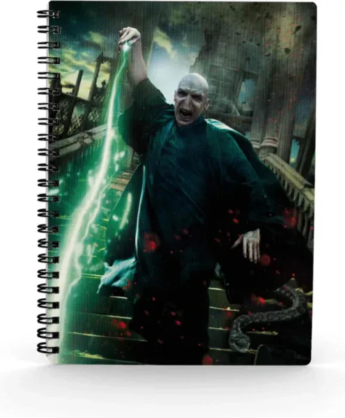 Libreta efecto 3d SD toys harry potter poster voldemort