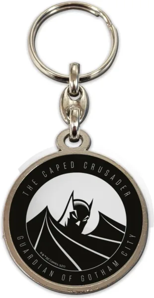 Llavero redondo metal SD toys the caped crusader batman universo DC