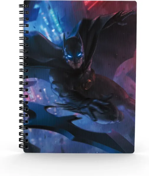 Libreta SD toys efecto 3d batman batarang universo DC