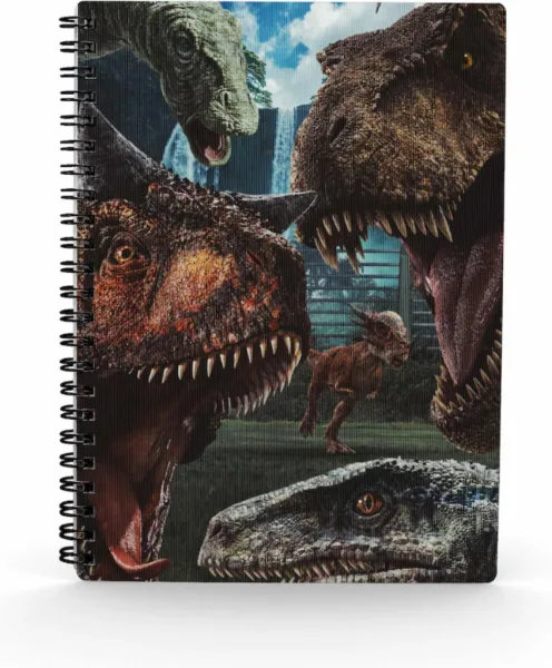 Libreta SD toys efecto 3d selfie jurassic world