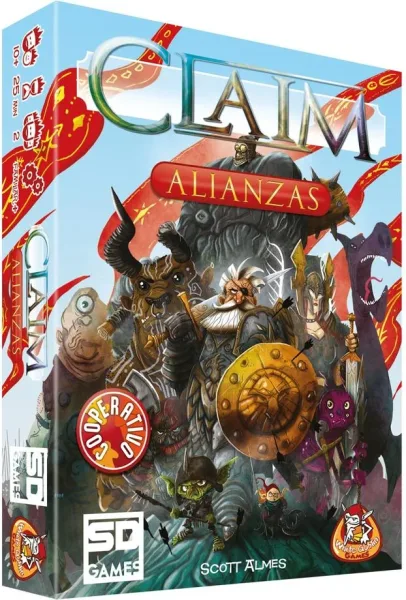 Juego de mesa claim: alianzas