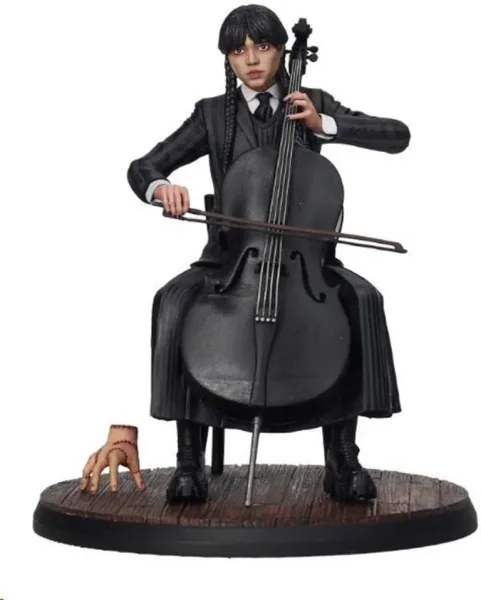 Figura SD toys wednesday miercoles violonchelo 15cm