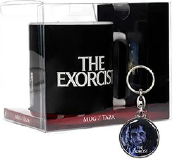 Poster taza + regalo llavero metalico el exorcista
