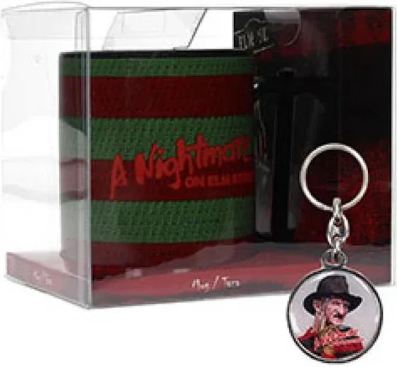 Colores freddy taza + regalo llavero metalico pesadilla en elm street