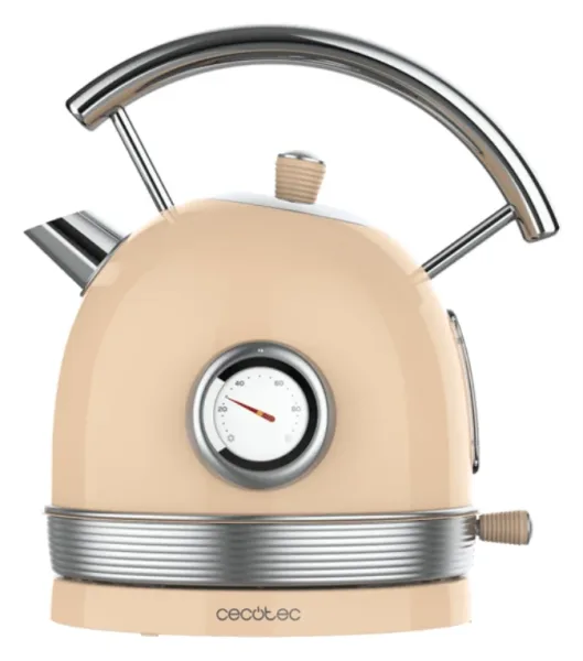 Hervidor de Agua Cecotec Thermosense 420 Vintage Light Beige