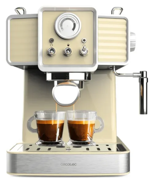 Cafetera Cecotec Vintage Espresso 20 Tradizionale Light Yellow