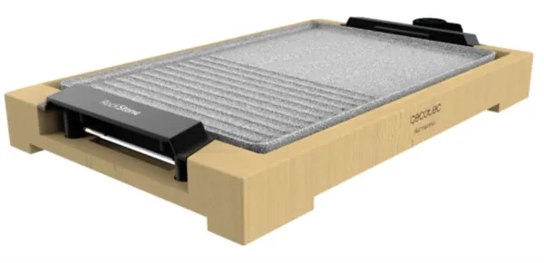 Plancha de Asar Cecotec Tasty&Grill 2000 Bamboo Mixstone