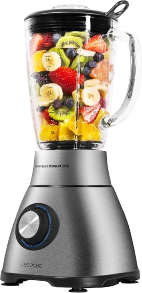Batidora de Vaso Cecotec Power Black Titanium 1800