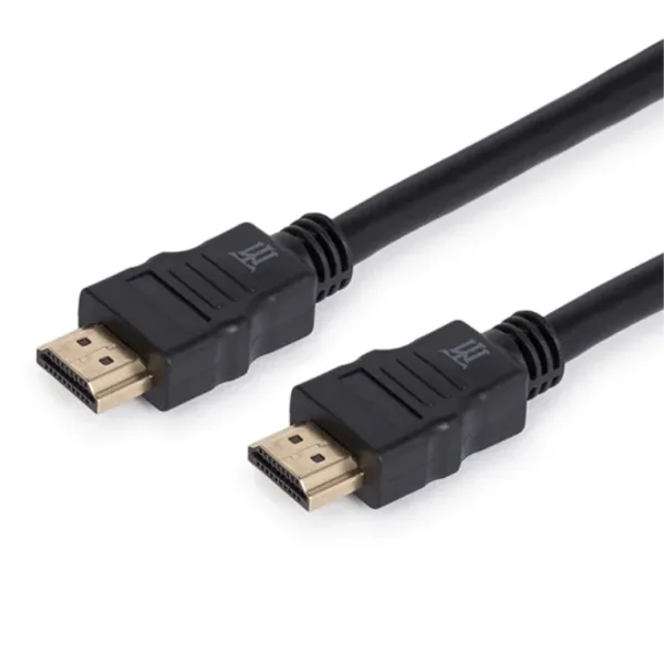 Cable Maillon Basic HDMI Dorado Conector High Speed  Bc Negro 1.8M