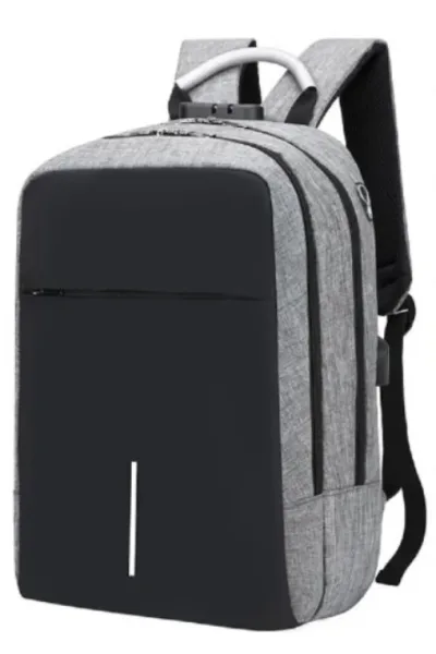 Mochila Maillon Backpack Ginebra USB 16" Gris