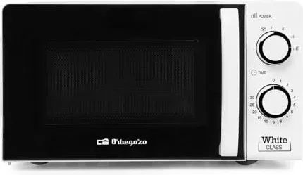 Microondas Orbegozo MI 2115/ 700W/ Capacidad 20L/ Blanco