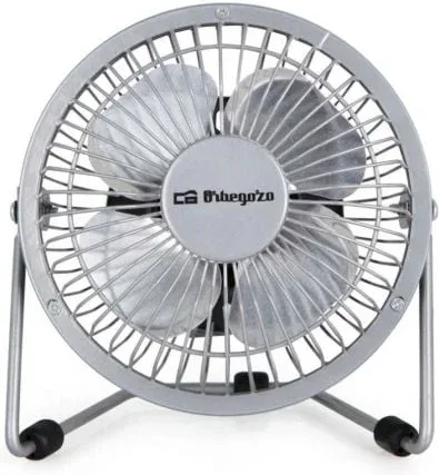 Mini Ventilador USB Orbegozo PW 1025/ Plata