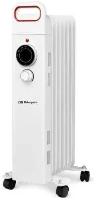 Radiador de Aceite Orbegozo RU 1500/ 3 Potencias/ 1500W/ 7 Elementos Caloríficos