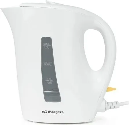Hervidor de Agua Orbegozo KT 4150/ 1200W/ Capacidad 1L