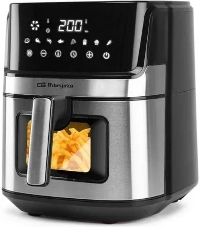 Freidora por Aire Airfryer / Sin Aceite Orbegozo FDR 6520/ 1700W/ Capacidad 6.5L