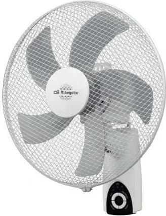 Ventilador de Pared Orbegozo WF 5040/ 45W/ 5 Aspas 40cm/ 3 velocidades