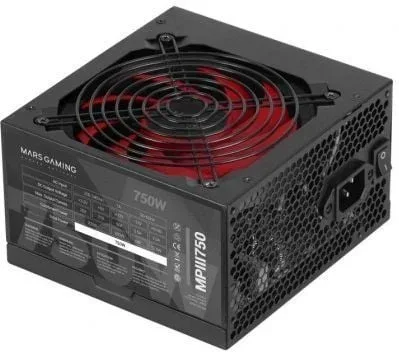 Fuente de Alimentación Mars Gaming MPIII750/ 750W/ Ventilador 12cm