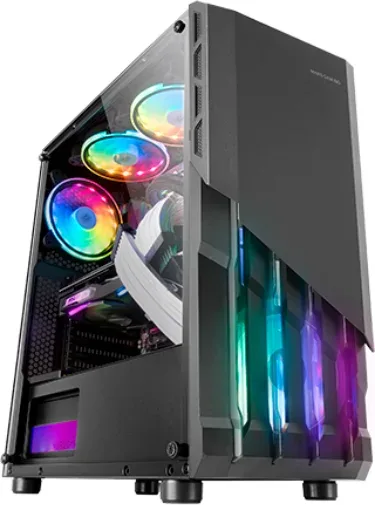 Mars Gaming  Caja Mc-X2 Atx Metal Front Black