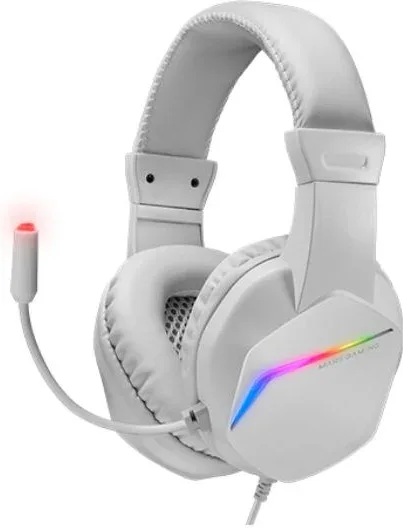 Auriculares Gaming con Micrófono Mars Gaming MH122/ Jack 3.5/ Blancos