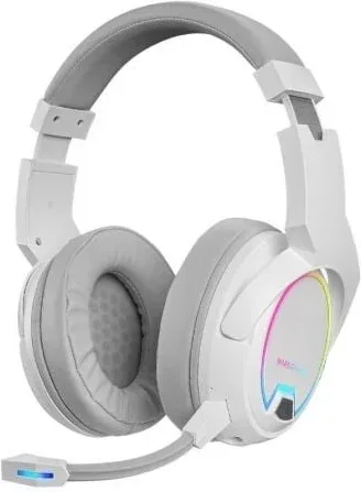 Auriculares Gaming Inalámbricos con Micrófono Mars Gaming MHW100/ Jack 3.5/ Blancos
