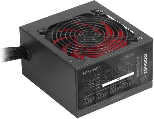 Fuente de Alimentación Mars Gaming MPIII850/ 850W/ Ventilador 12cm