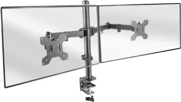 Soporte Monitor Dual Ajustable 27'' Negro Marm2 Mars Gaming