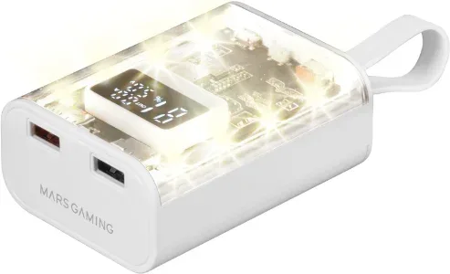 POWER BANK MPK-10K 10000mAh 22.5W BLANCO MARS GAMING