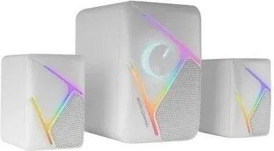 Altavoces Mars Gaming MS-H21/ 35W/ 2.1/ Blancos