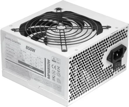 Fuente de Alimentación Mars Gaming MPIII850W/ 850W/ Ventilador 12cm/ Blanca