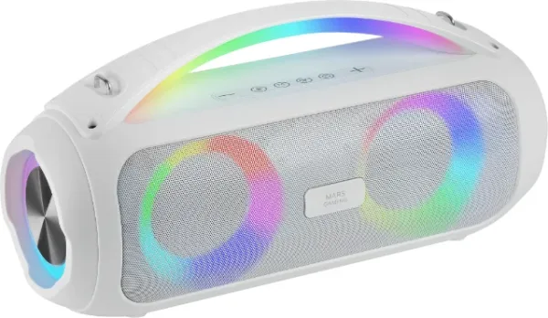 Barra Sonido Bluetooth RGB Ms-Pulse RGB Blanco Mars Gaming
