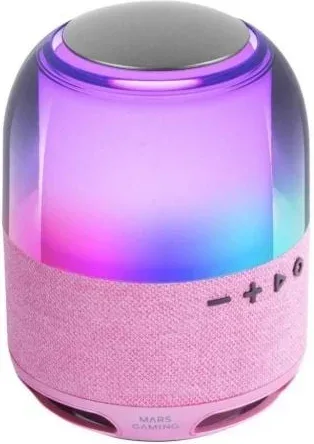 Altavoz con Bluetooth Mars Gaming MS-FLOW/ 15W/ 1.0/ Rosa