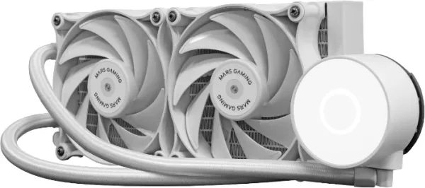 Sistema de Refrigeración Líquida Mars Gaming ML-PRO240W/ Blanco