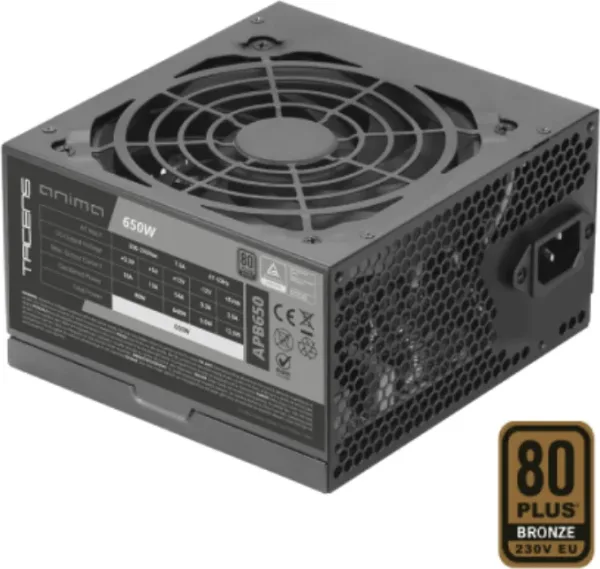Fuente de Alimentación Tacens Anima APB650/ 650W/ Ventilador 12cm/ 80 Plus Silver