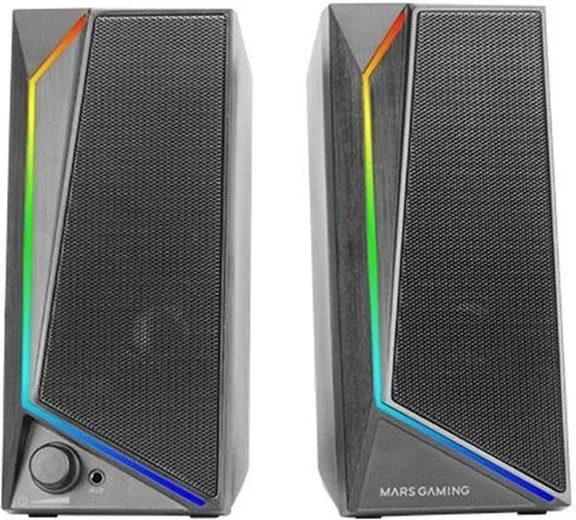 Altavoces Mars Gaming MS72/ 15W/ 2.0/ Negros
