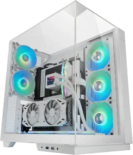 Caja Semitorre Atx Mc3Gf Blanco Mars Gaming
