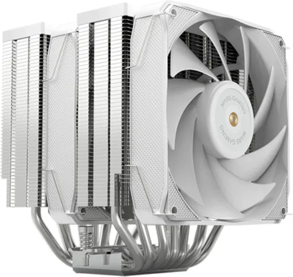 Ventilador con Disipador Mars Gaming MCPU-XU9/ 12cm/ Blanco