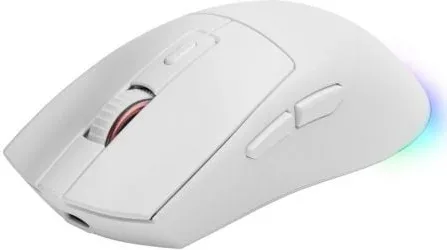 Ratón Gaming Inalámbrico Mars Gaming MM-T3/ Batería recargable/ Hasta 14400 DPI/ Blanco