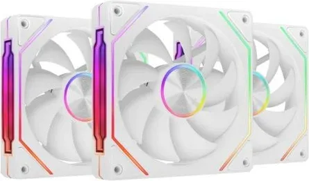 Kit 3 Ventiladores Auxiliar Mf-Linkfinity 2 Blanco Mars Gaming