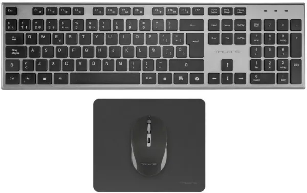 Pack Gaming Tacens ZENITH/ Teclado Inalámbrico + Ratón Inalámbrico + Alfombrilla