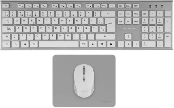 Pack Gaming Tacens ZENITH/ Teclado Inalámbrico + Ratón Inalámbrico + Alfombrilla