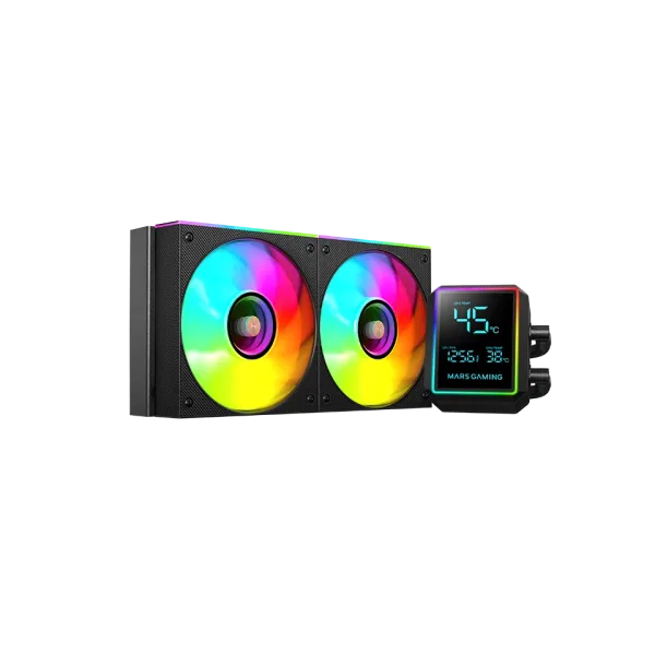 Refrigeracion Liquida Frgb Ml-LCD Pro 240 Negro Mars Gaming
