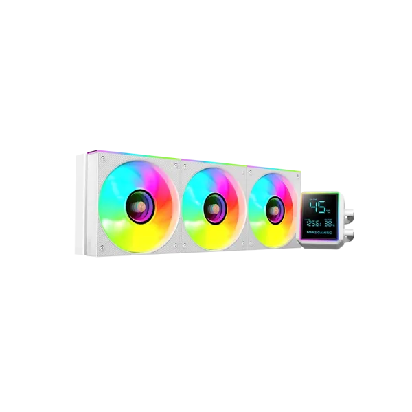 Refrigeracion Liquida Frgb Ml-LCD Pro 360 Blanco Mars Gaming